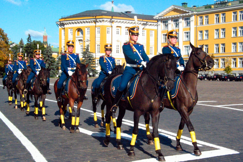 Почетный кавалерийский эскорт Президентского полка