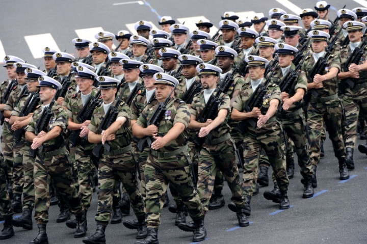 French navy servicemen 