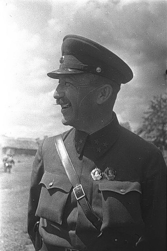 Командир 1гв.конного корпуса гвардии генерал-лейтенант Павел Алексеевич Белов, 28 июня 1942г