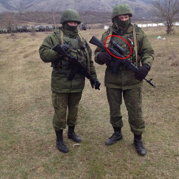 Неопознанный воинский контингент в Крыму