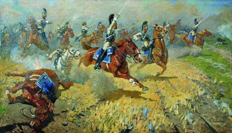 Атака лейб-гвардии Кирасирского его величества полка в 1813 году