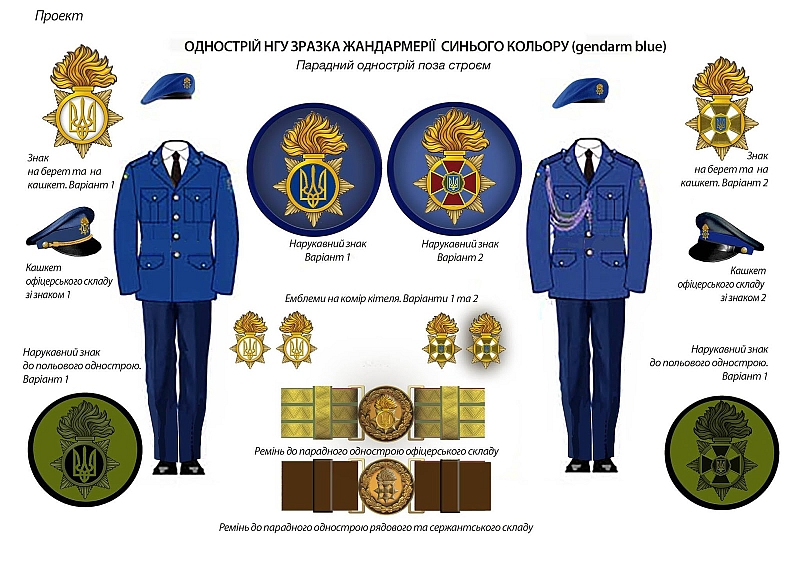 Новая форма Национальной гвардии Украины