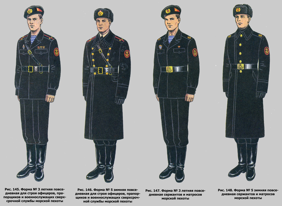 Форма морской пехоты СССР