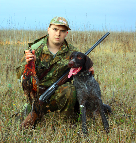 Охота в Астрахани на фазана