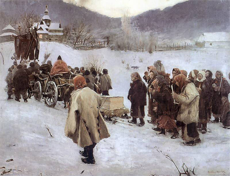 Обычаи и поверья христианского погребения на Руси